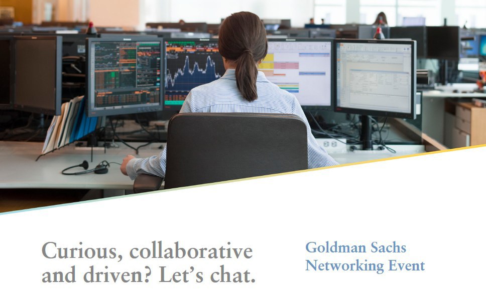 Иллюстрация к новости: Нетворкинг-встреча Goldman Sachs 1 и 3 октября / Goldman Sachs Networking Event